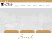 Tablet Screenshot of latabernademarisa.com